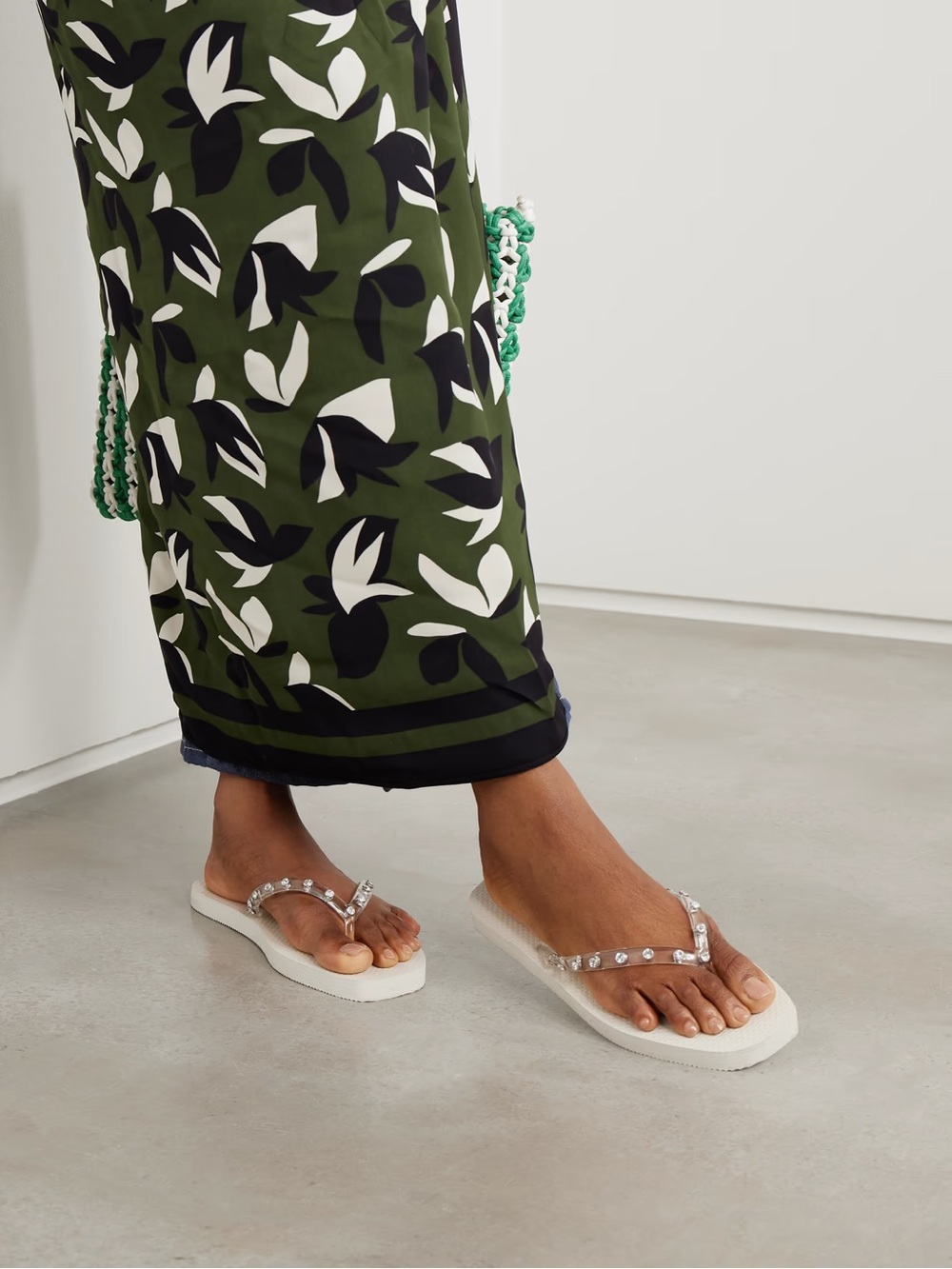Taryn Cream Jelly Flip Flop Loeffler Randall 9